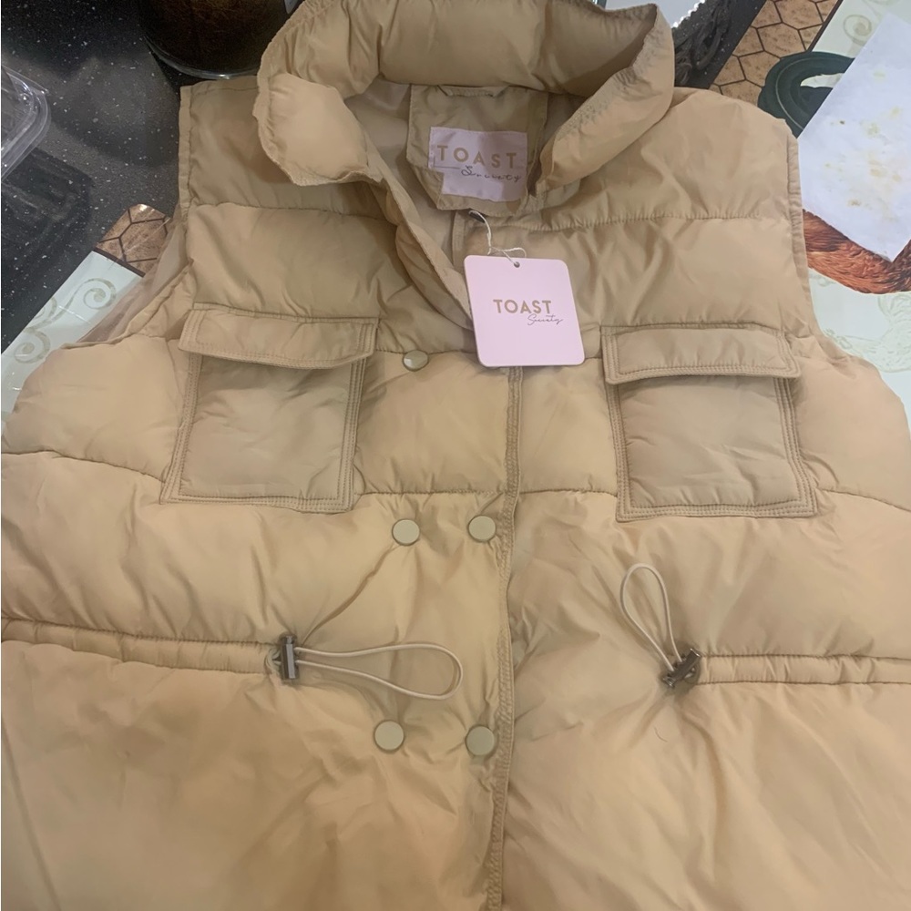 Toast by Society Puffer Vest, M/L